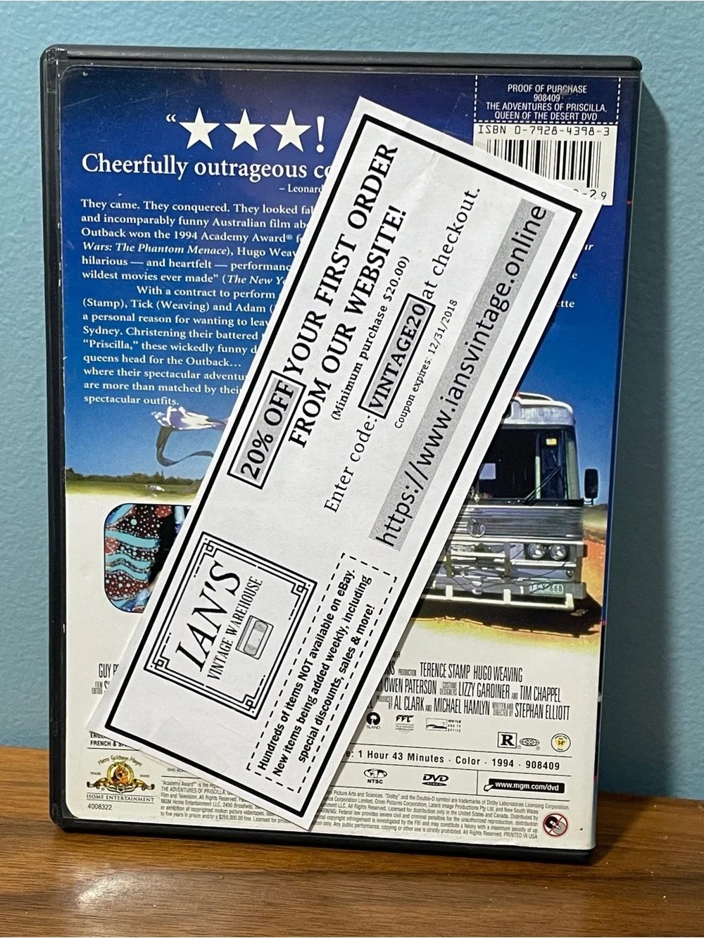 BUY 2 GET 3rd FREE Adventures of Priscilla Queen of the Desert DVD - Picture 3 of 4